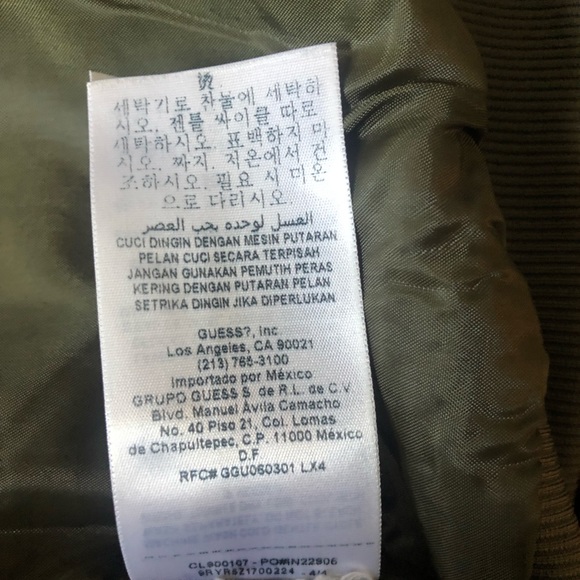 Guess women lightweight bomber jacket Olive - Picture 8 of 8